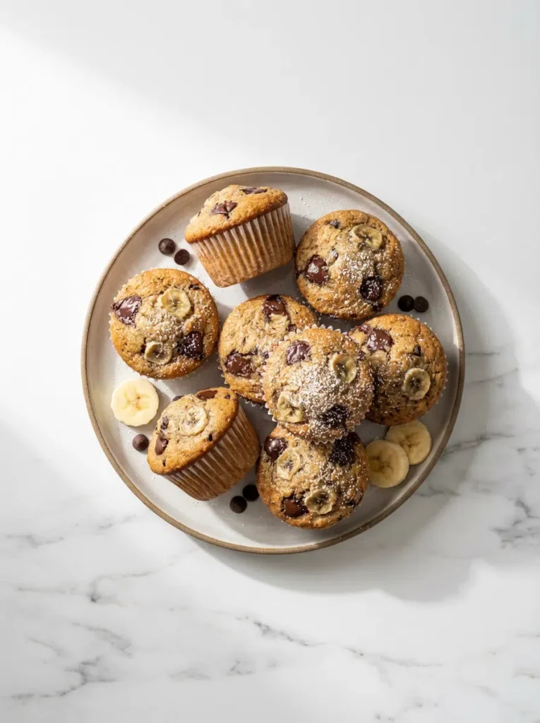 Banana Chocolate Chip Muffins