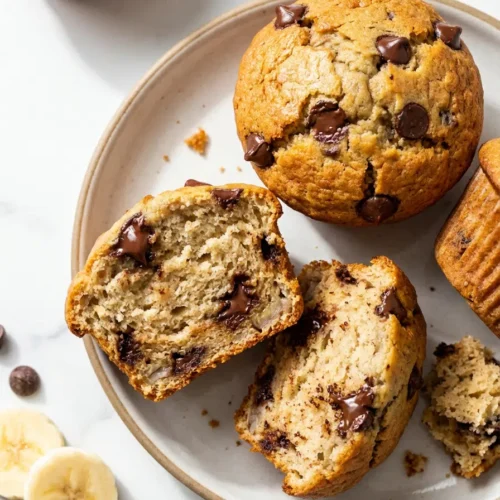 Banana Chocolate Chip Muffins