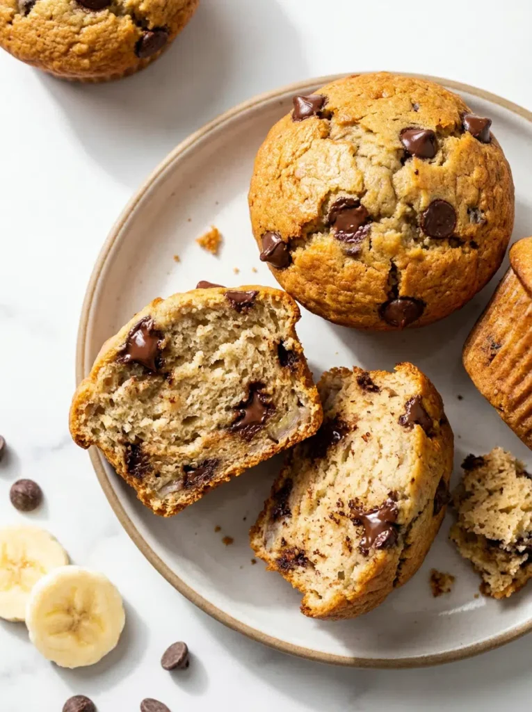 Banana Chocolate Chip Muffins