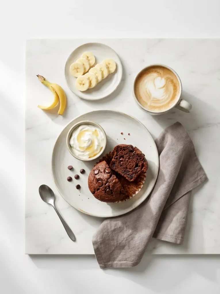 Chocolate Banana Muffins