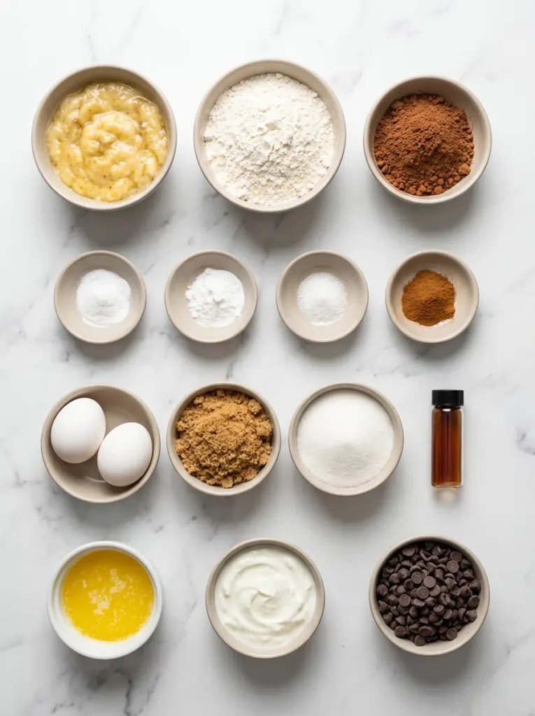 Chocolate Banana Muffins