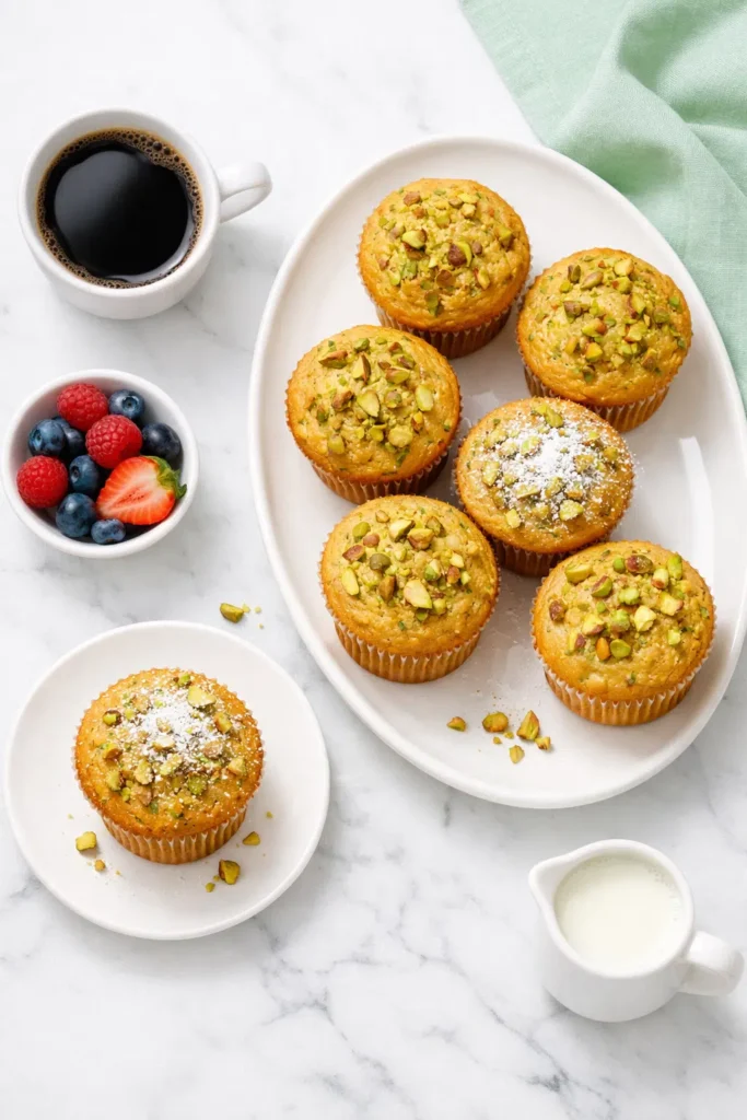 Pistachio Muffins
