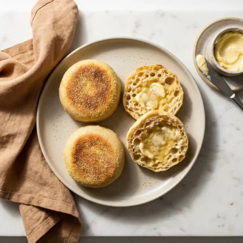 Sourdough Discard English Muffins