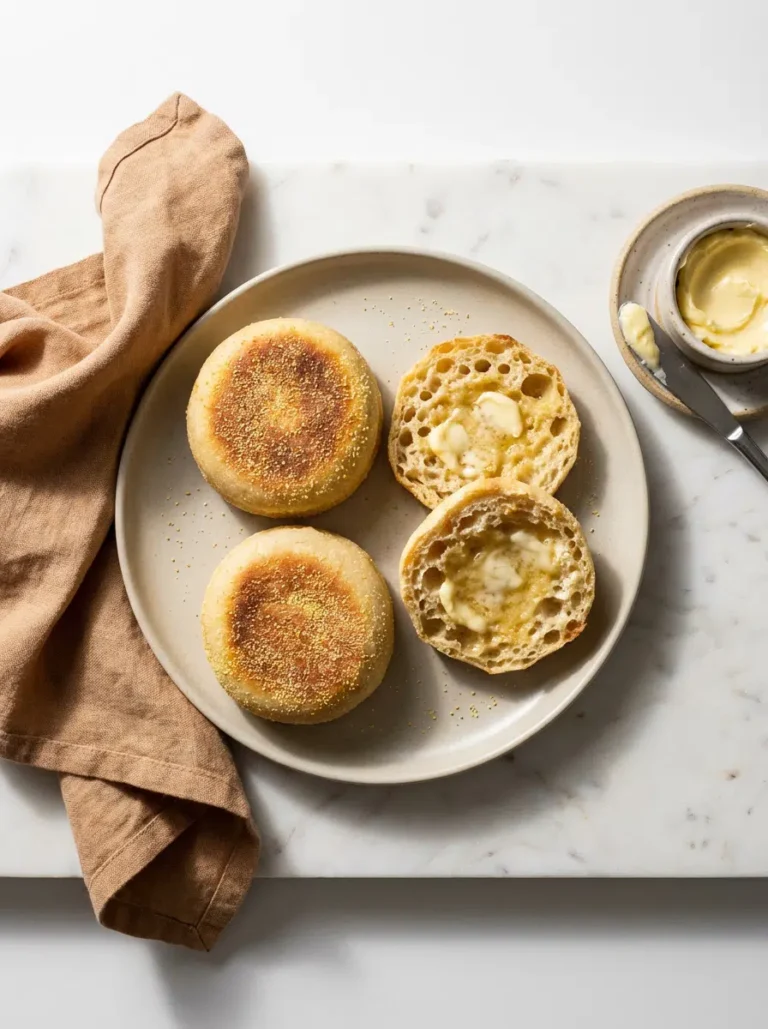 Sourdough Discard English Muffins