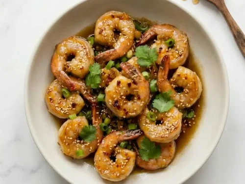 honey garlic shrimp