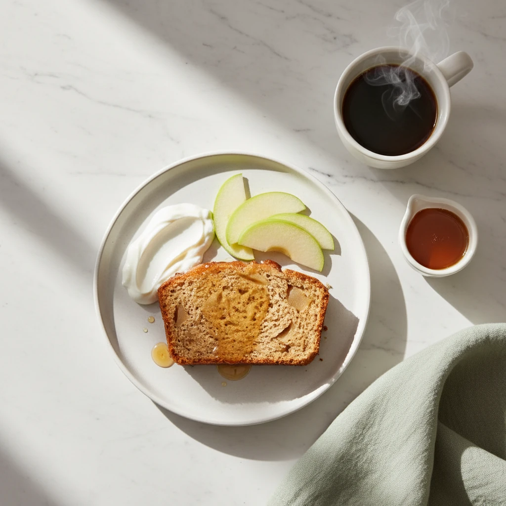 Apple Bread serving suggestion