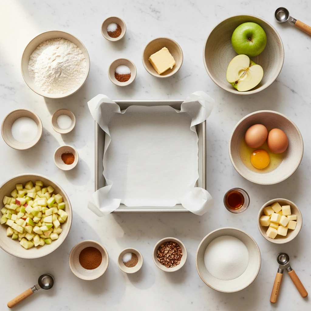 Apple Coffee Cake ingredients