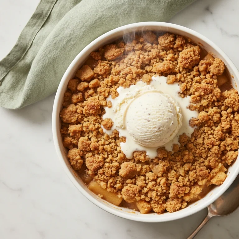 apple crisp recipe featured