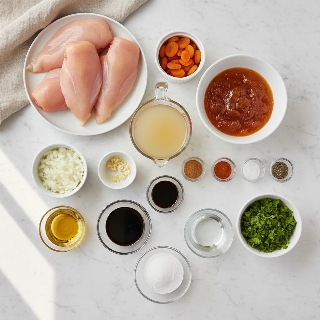 Apricot Chicken ingredients