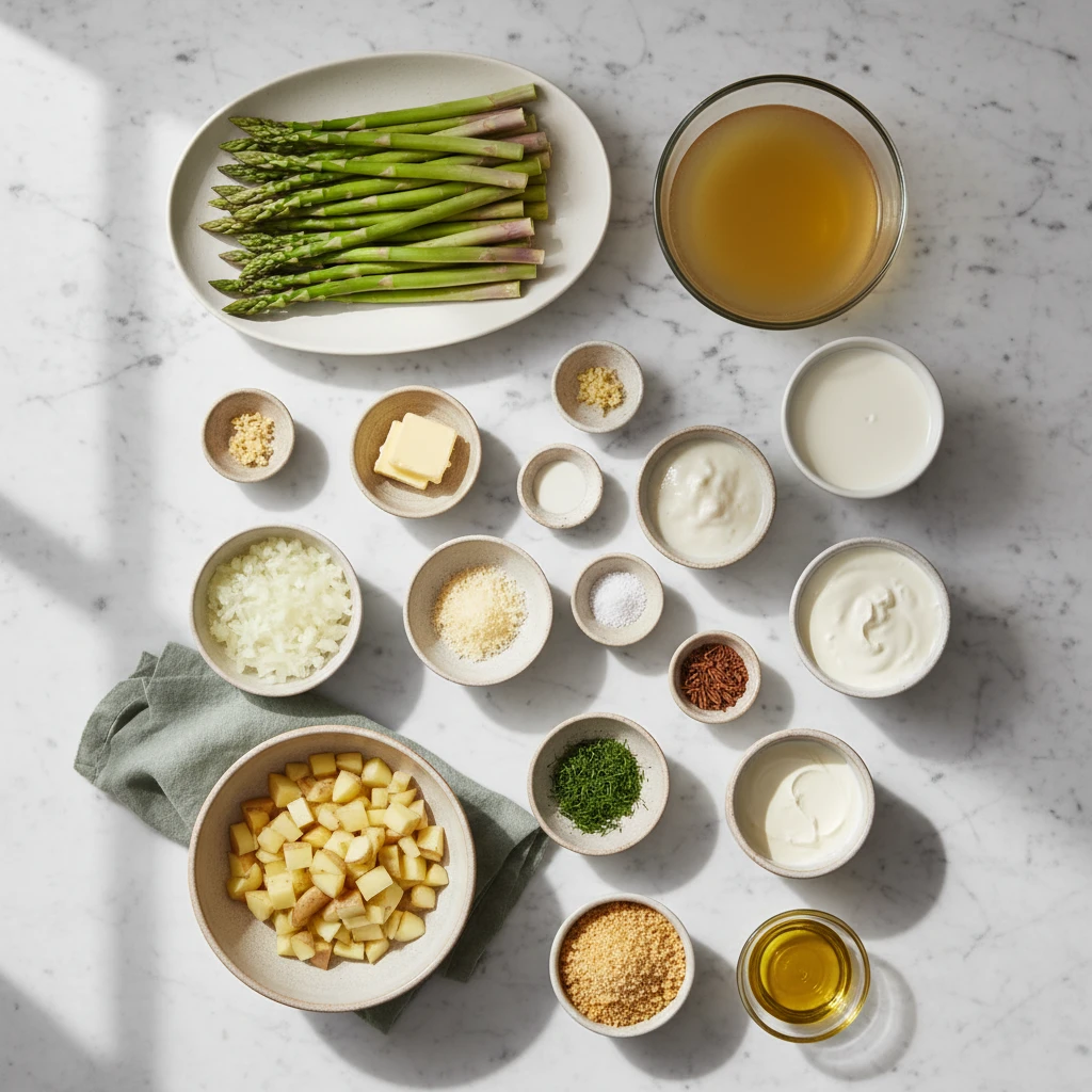 Asparagus Soup ingredients