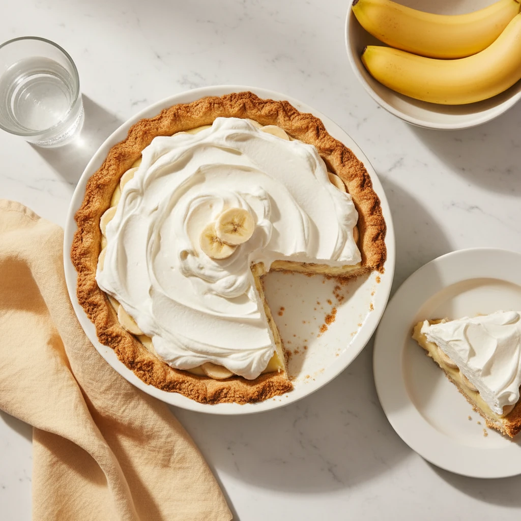 Banana Cream Pie serving suggestion
