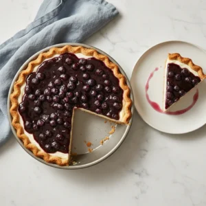 blueberry pie recipe featured