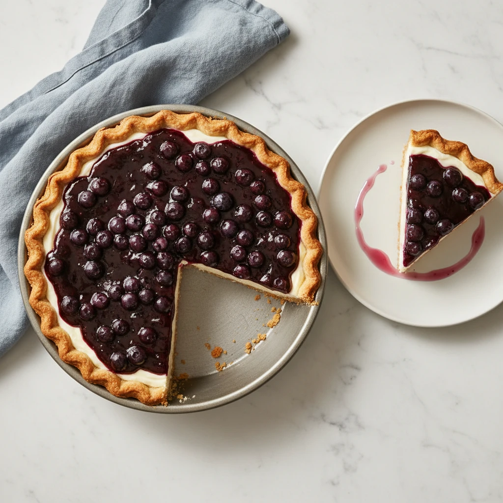 blueberry pie recipe featured