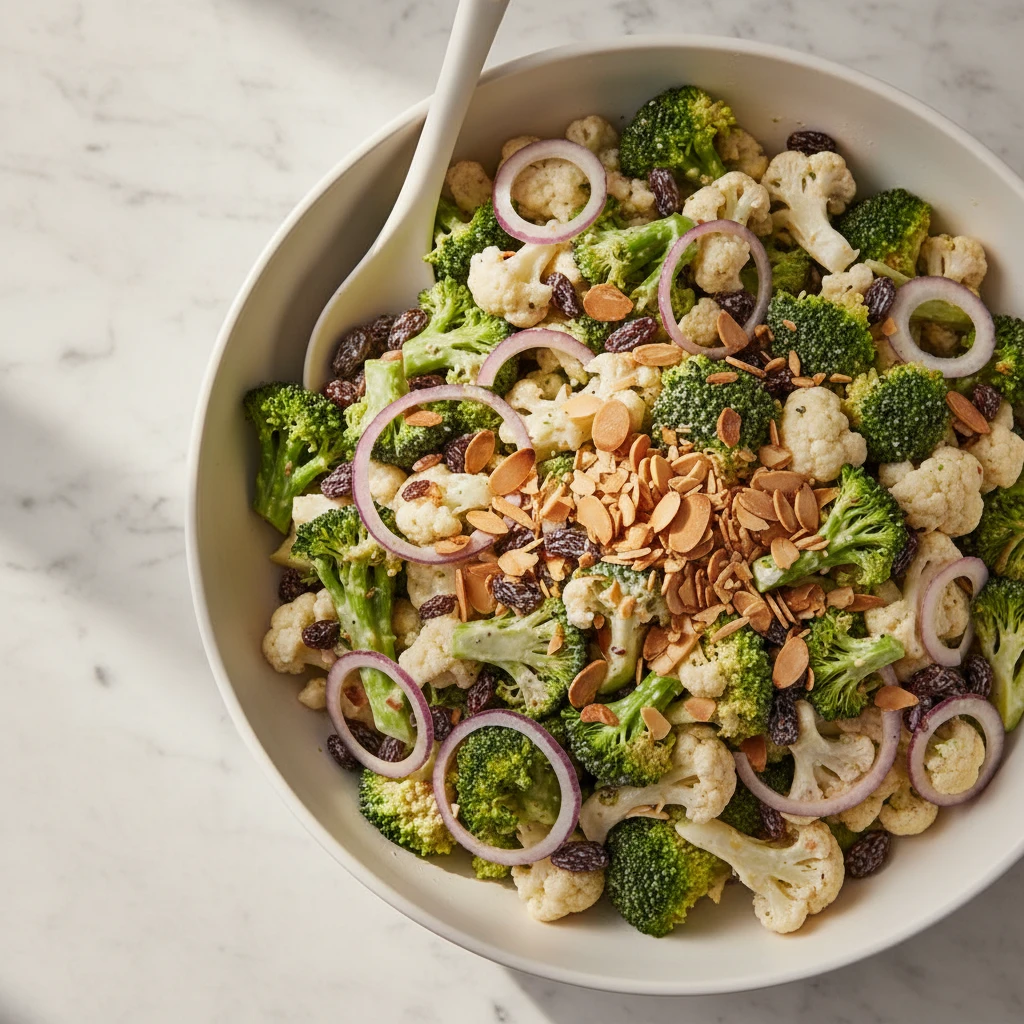 Broccoli and Cauliflower Salad reasons to try