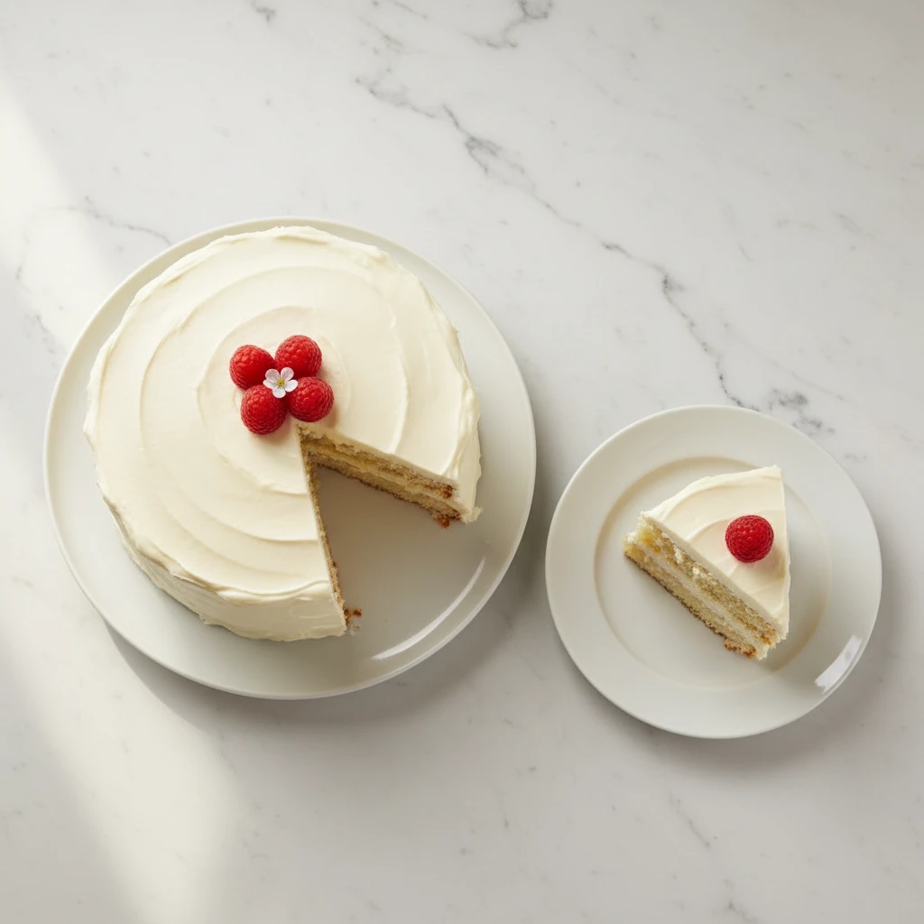 Best Buttermilk Birthday Cake serving suggestion