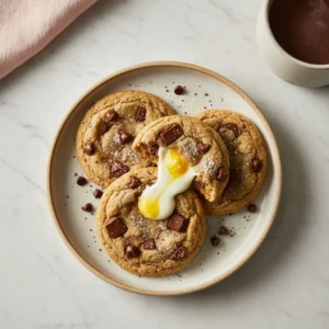 cadbury egg cookies featured
