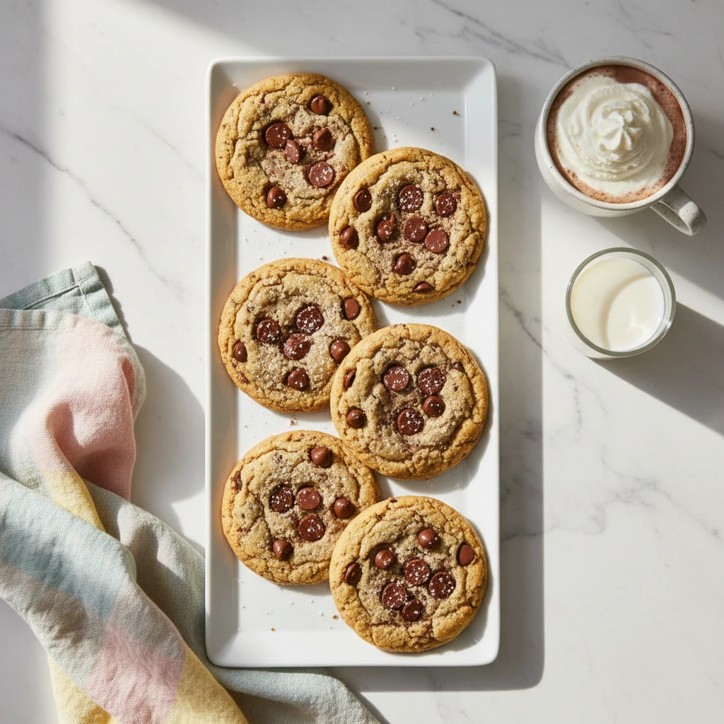 Cadbury Egg Cookies serving suggestion