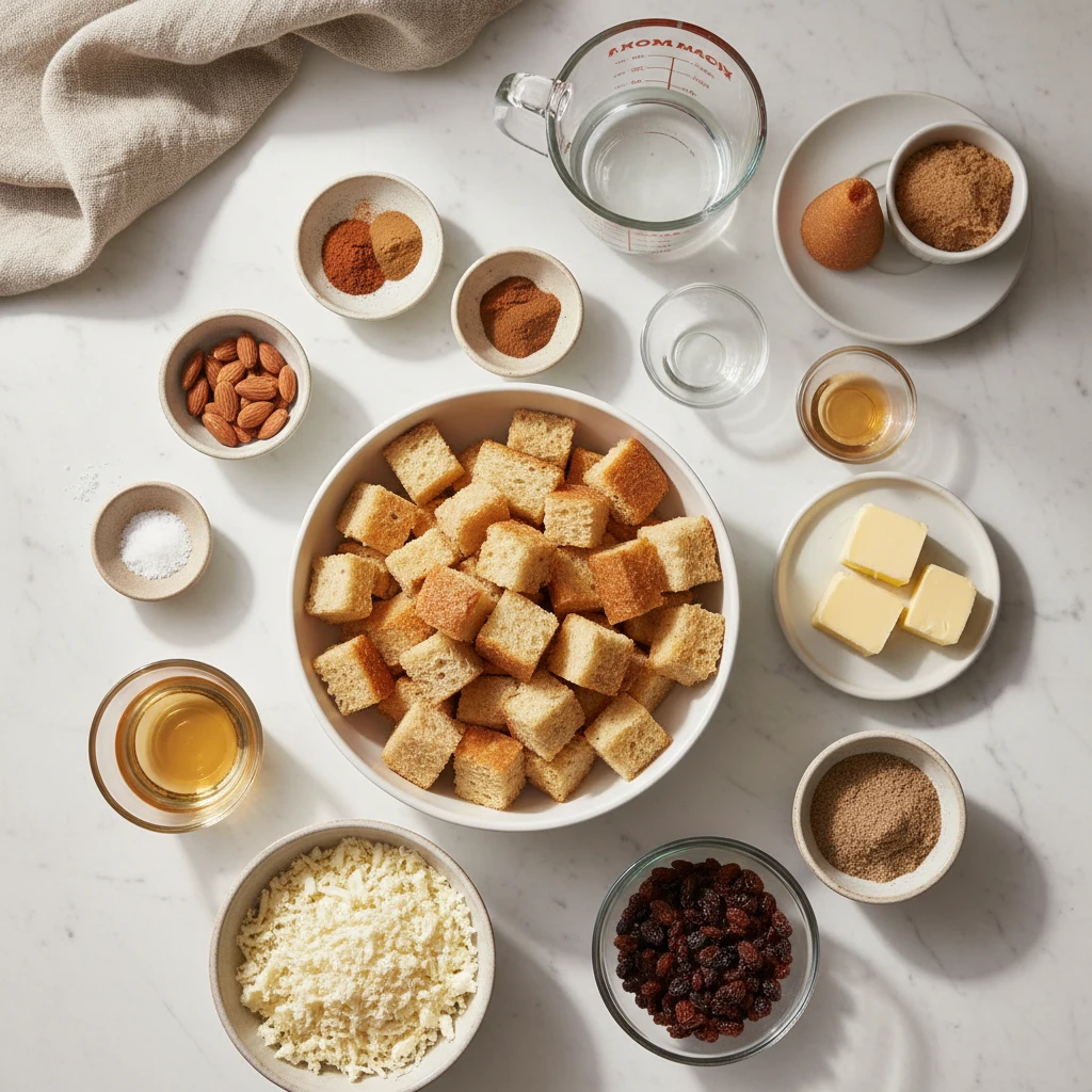 Capirotada ingredients