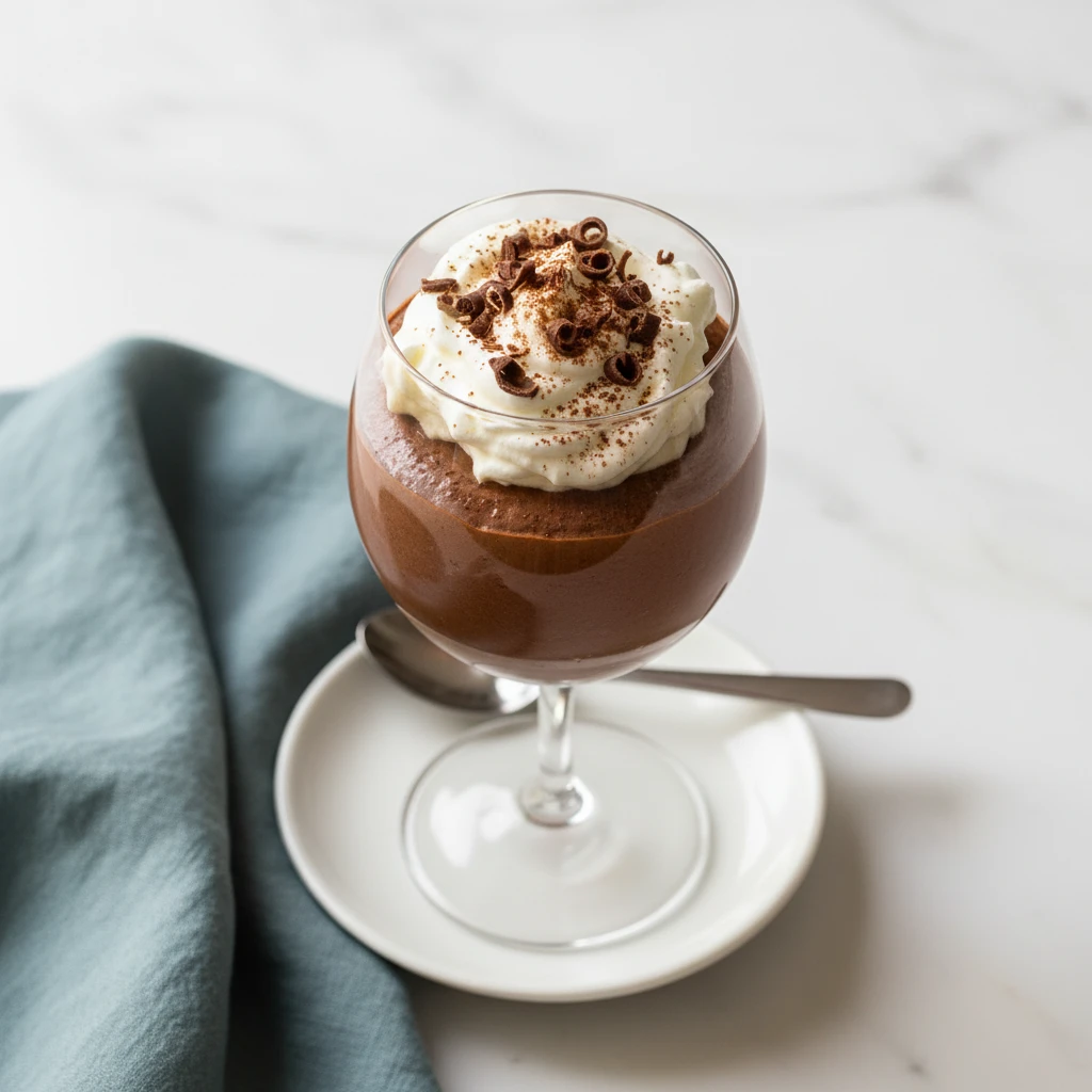 chocolate mousse recipe featured