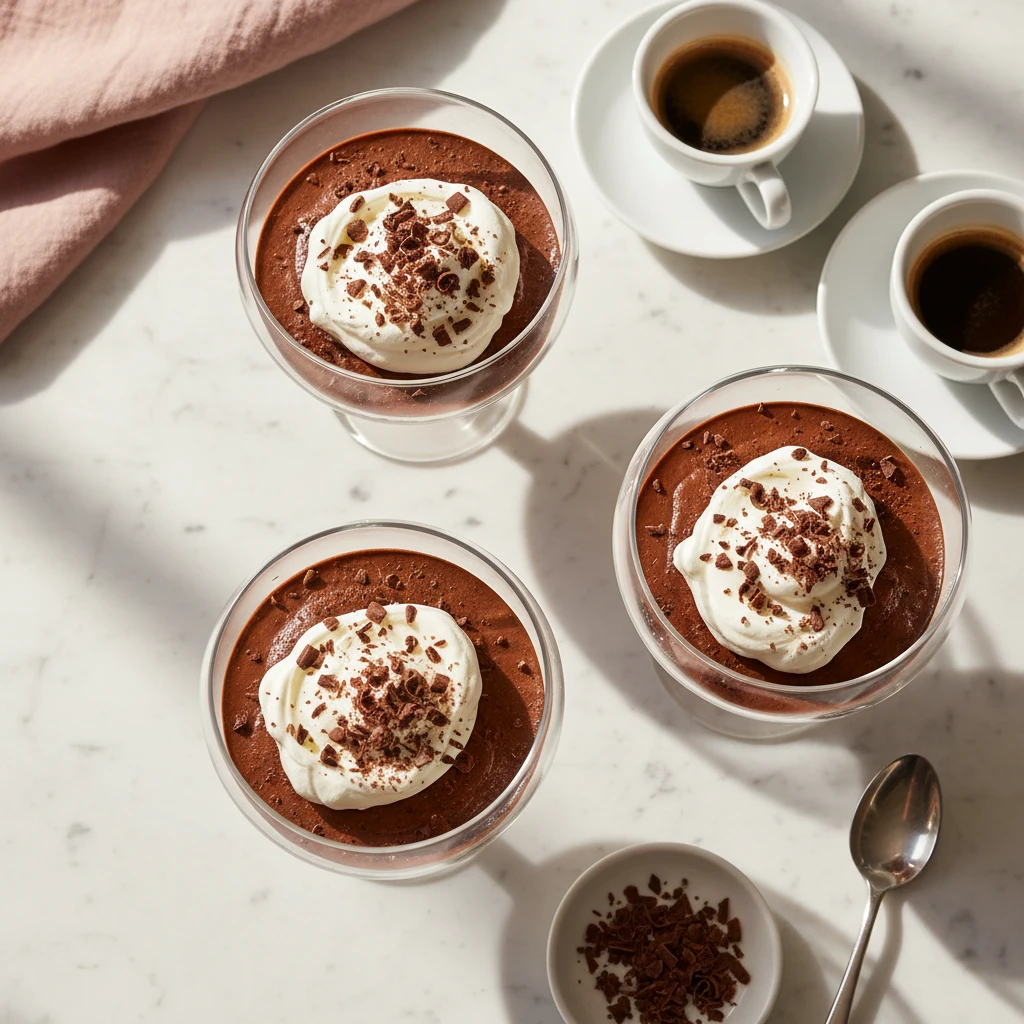 Chocolate Mousse serving suggestion