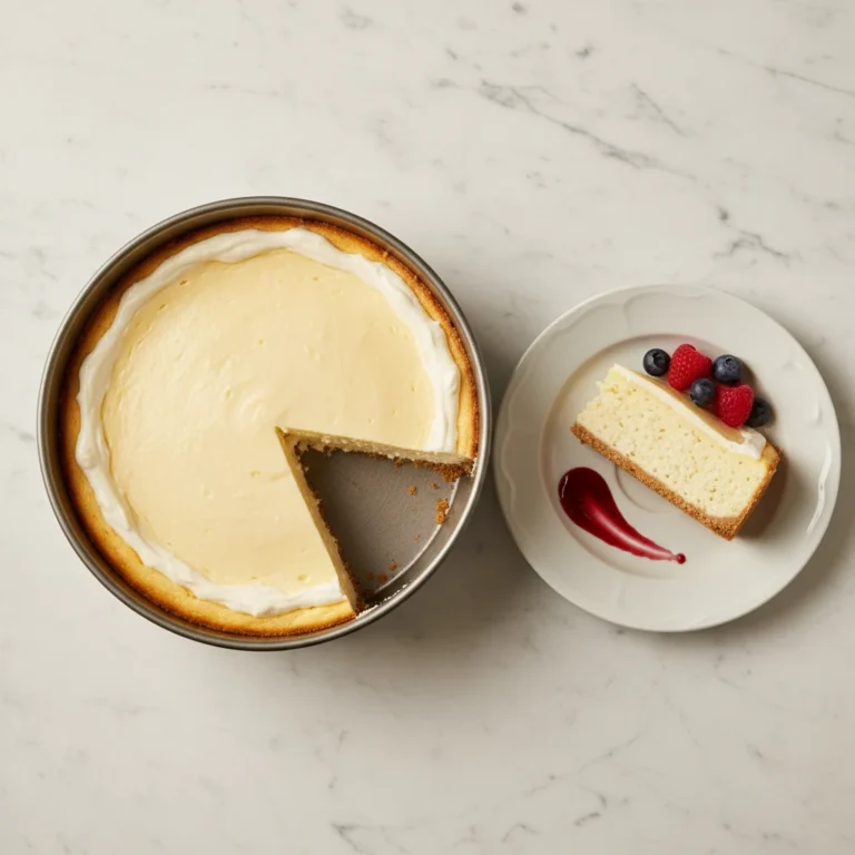 cottage cheese cheesecake recipe featured