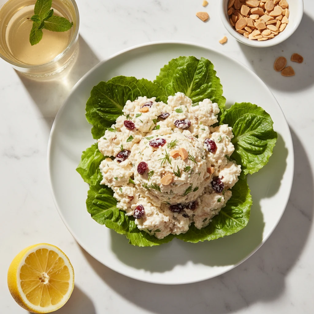 Cottage Cheese Chicken Salad serving suggestion