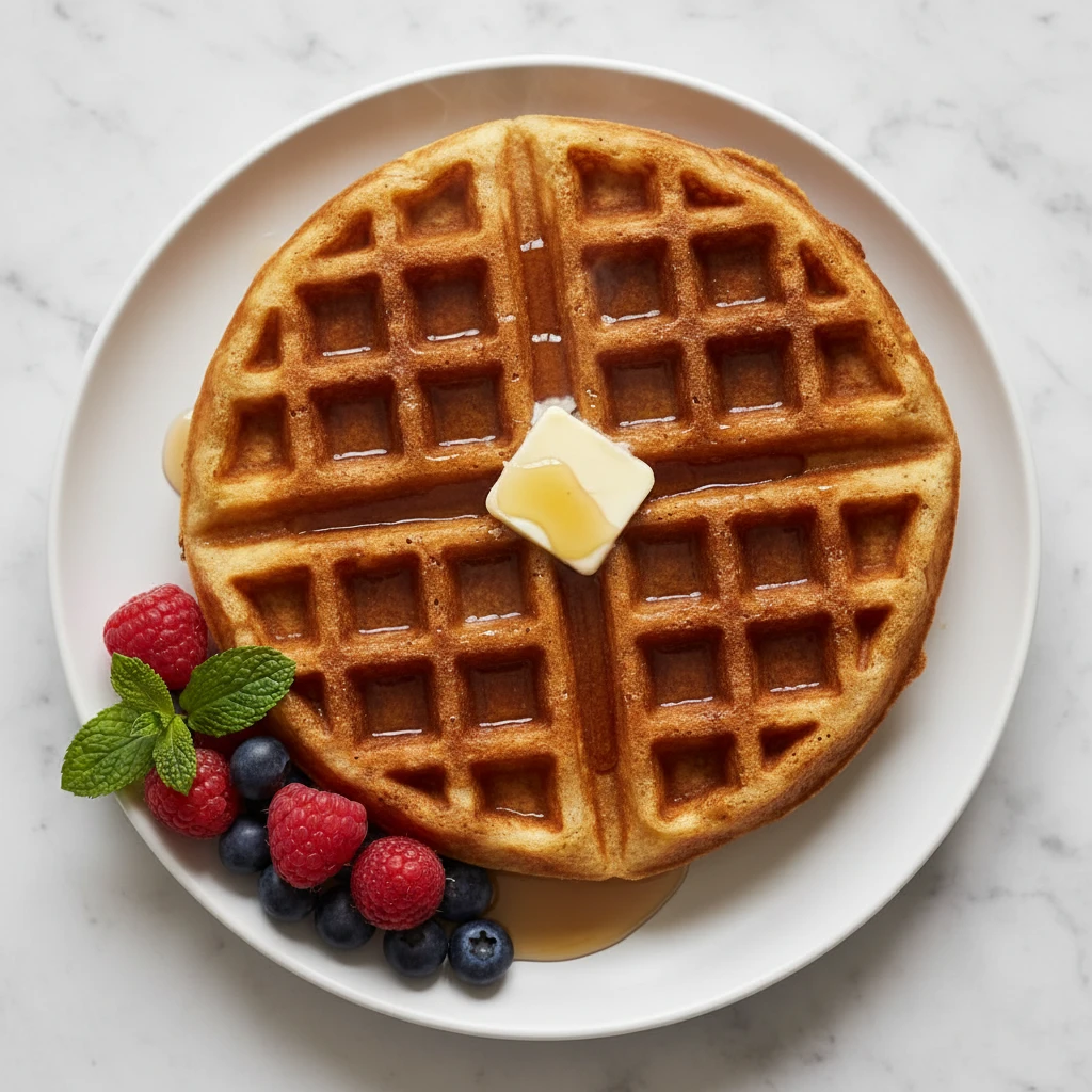 cottage cheese waffles featured