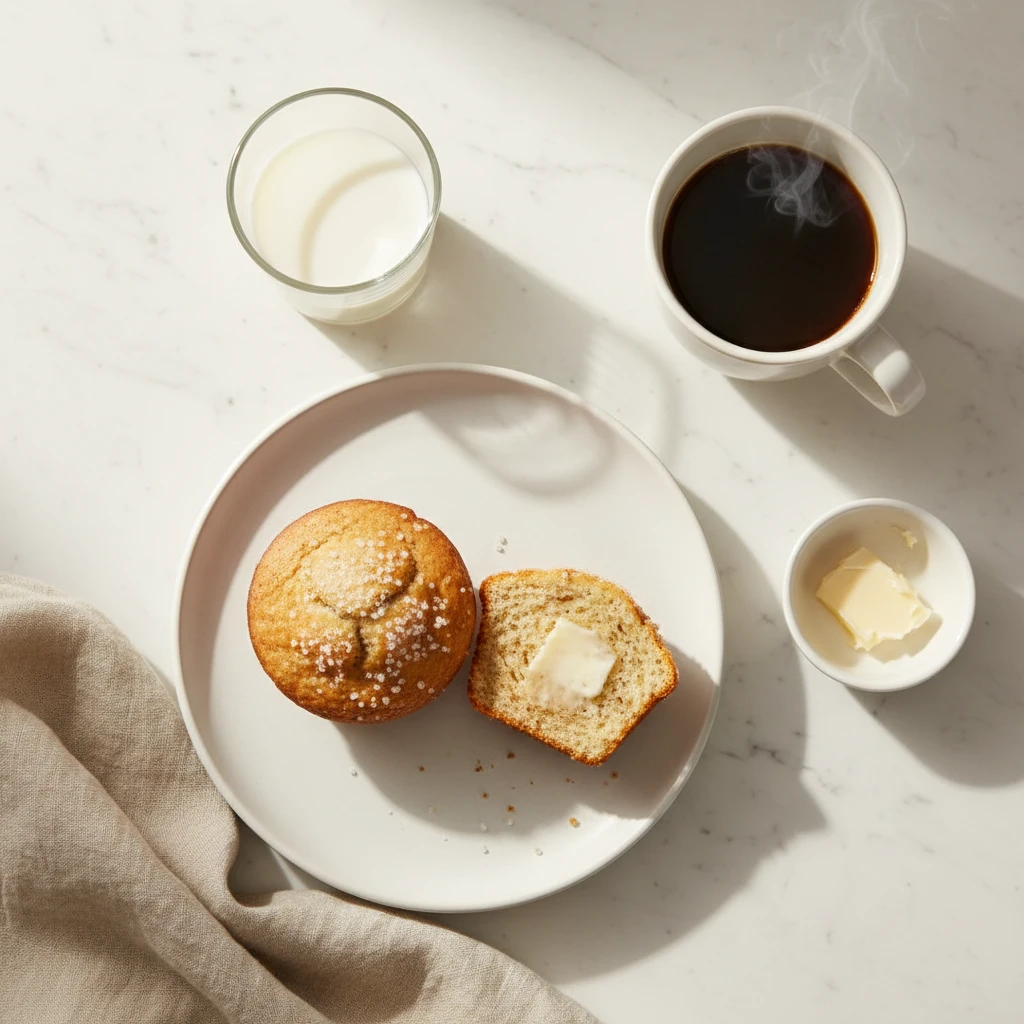 Easy Applesauce Muffins serving suggestion