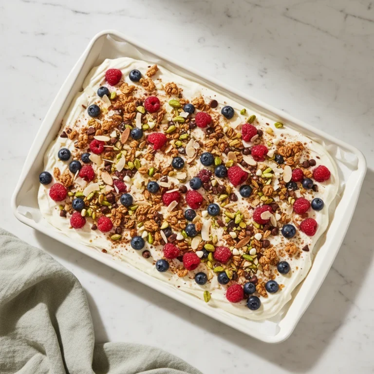 frozen yogurt bark recipe featured