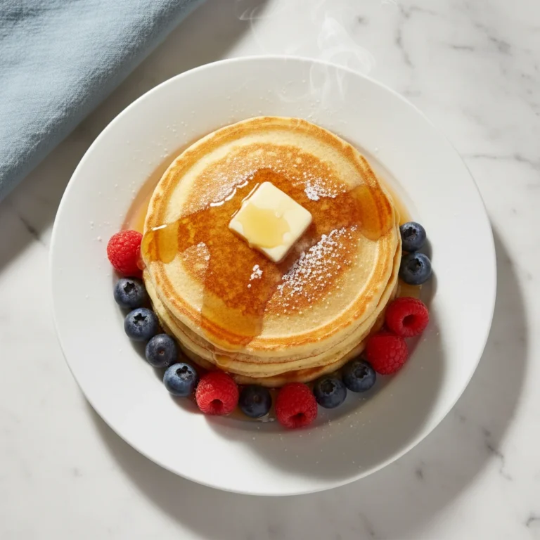 homemade buttermilk pancakes recipe featured