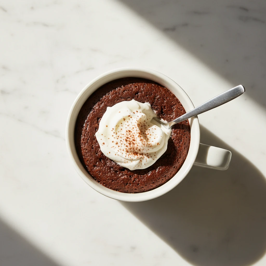keto mug cake microwave featured