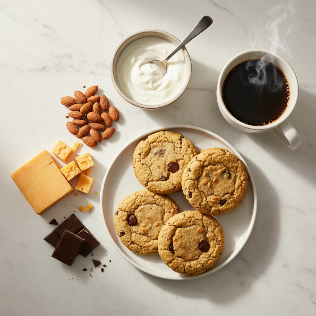 Keto Peanut Butter Cookies serving suggestion