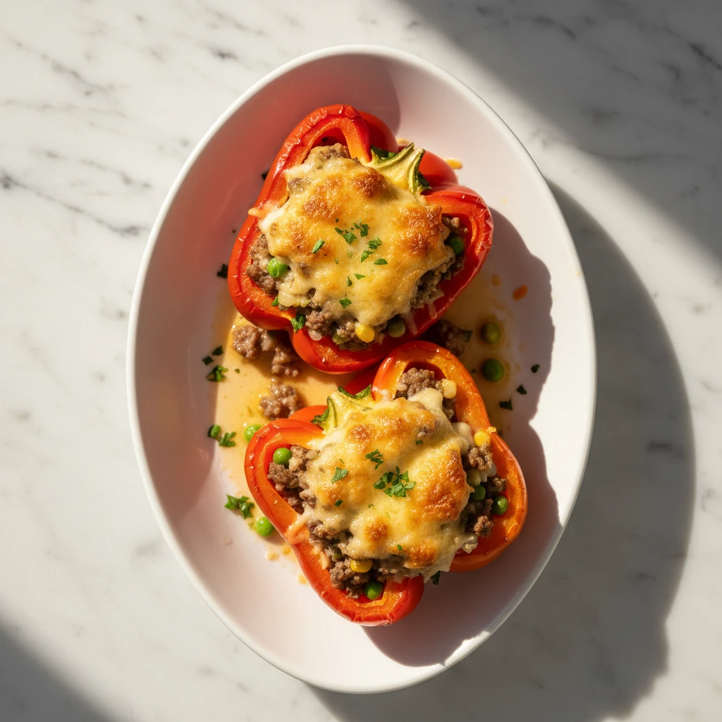 keto stuffed peppers featured