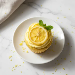 lemon bar cupcakes featured
