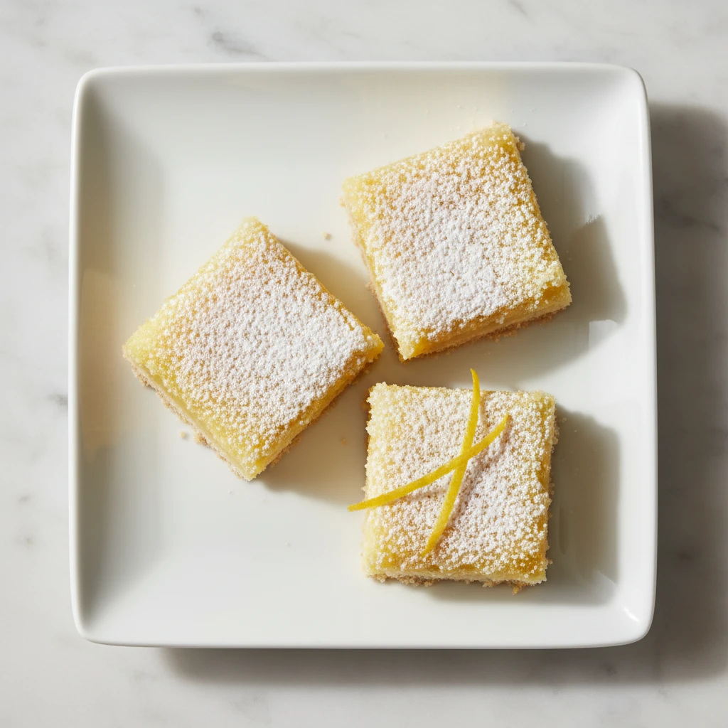 lemon bars recipe featured