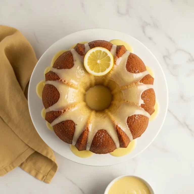 lemon bundt cake recipe featured