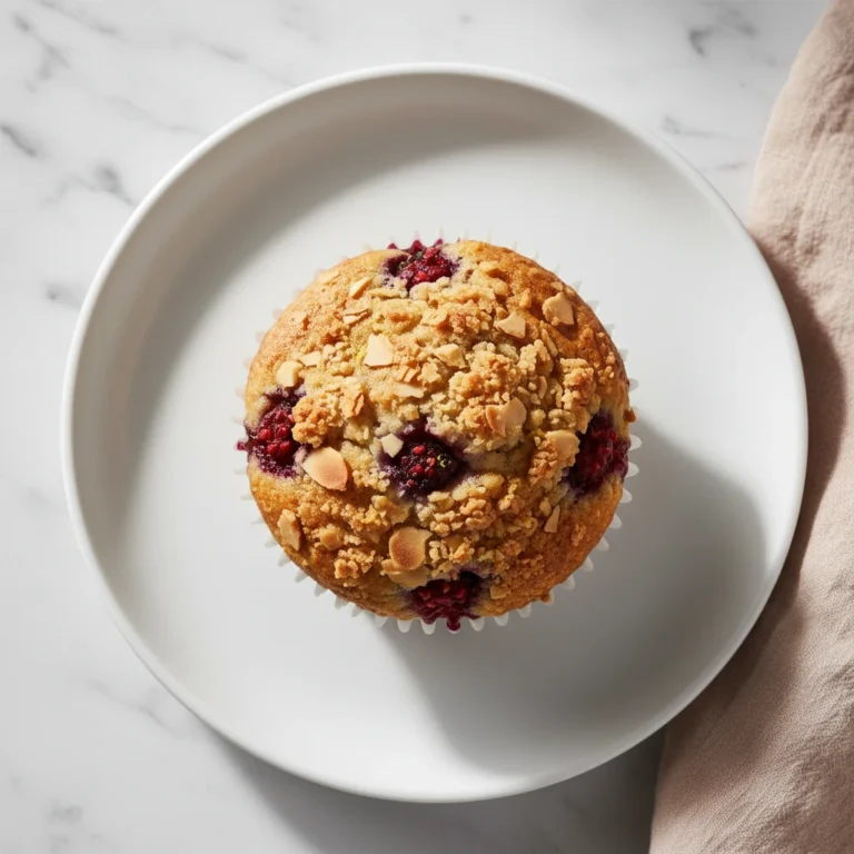 lemon raspberry streusel muffins featured