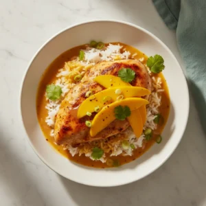 mango chicken recipe featured
