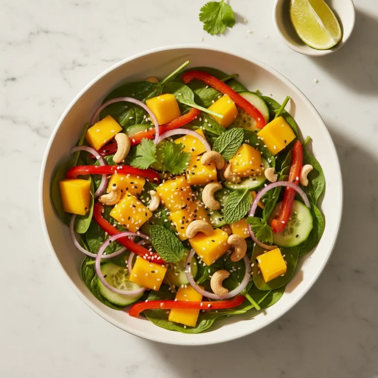 mango salad recipe featured
