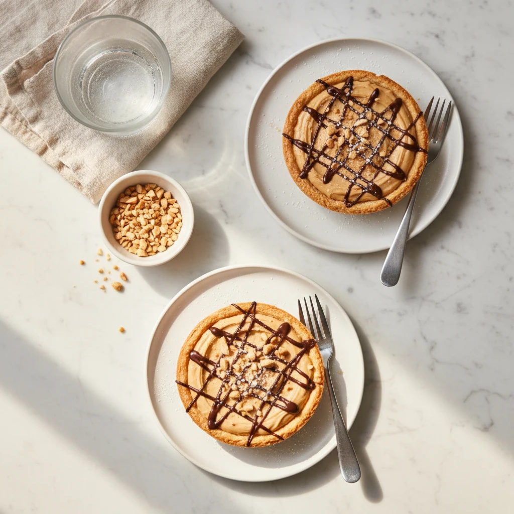 Mini Peanut Butter Pies serving suggestion
