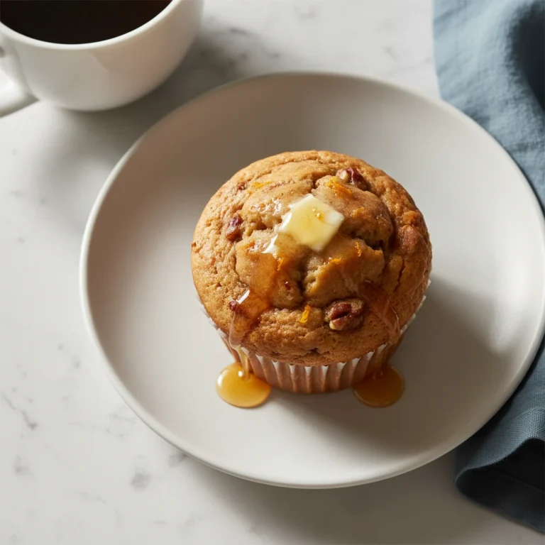 orange pecan muffins recipe featured