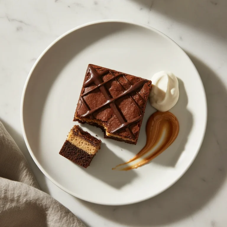 peanut butter brownies featured