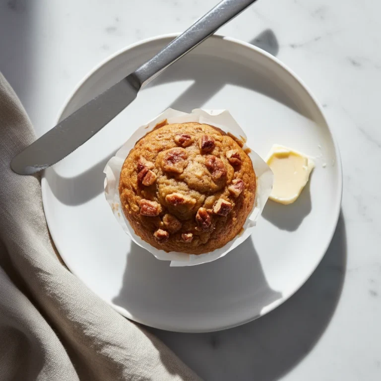 praline muffins recipe featured