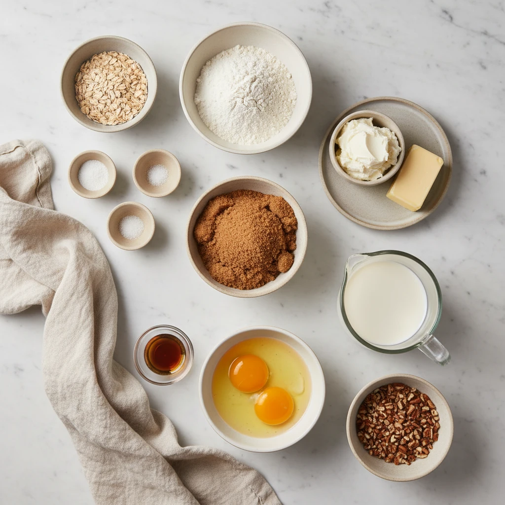 Praline Muffins ingredients