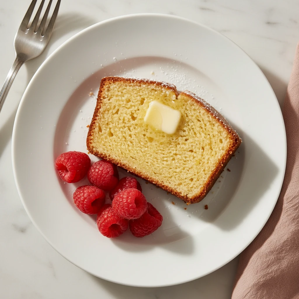 sour cream pound cake recipe featured