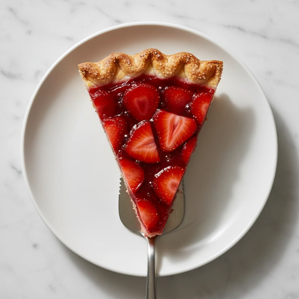 strawberry pie recipe featured