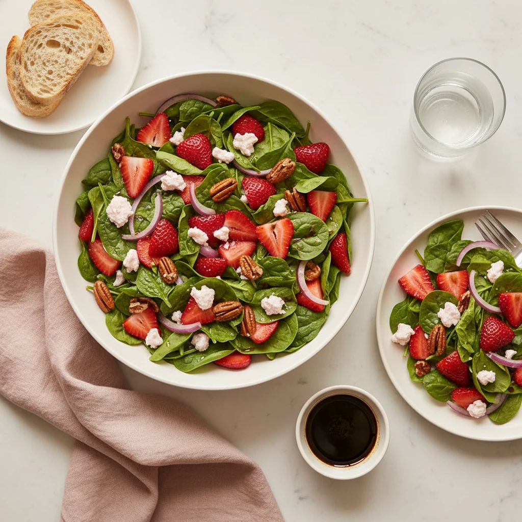 Strawberry Salad serving suggestion