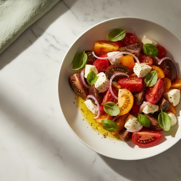 tomato salad recipe featured