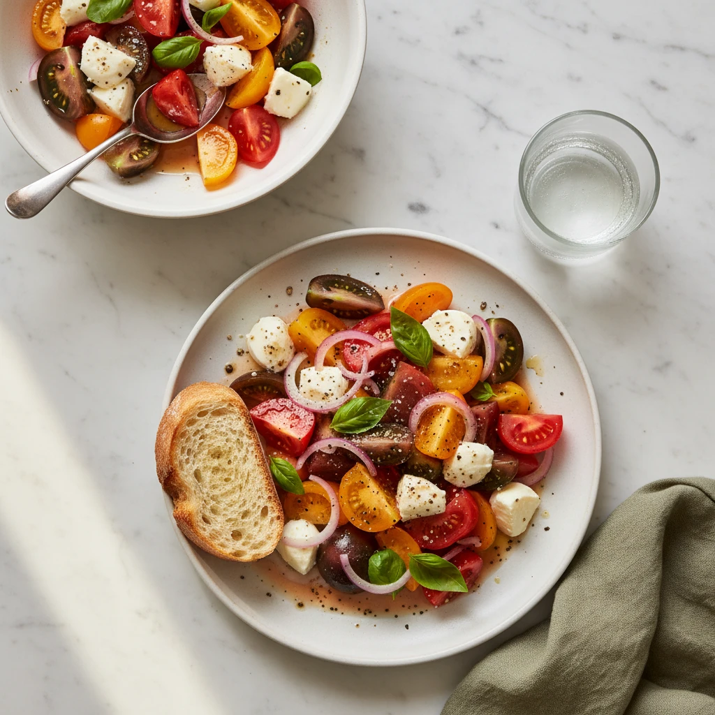 Tomato Salad serving suggestion