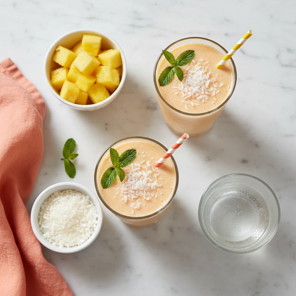 Tropical Smoothie serving suggestion